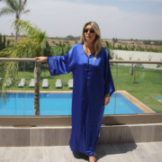 Abaya Satin de Soie  <br/>"l’éclat de l’été" – Image 11