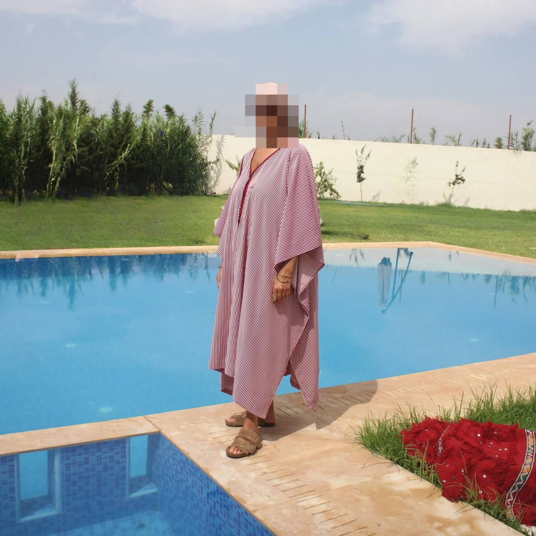 2 Robe caftan Riviéra <br/> « L’Élégance Solaire » – Image 1