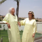 Abaya Satin de Soie  <br/>"l’éclat de l’été" – Image 7